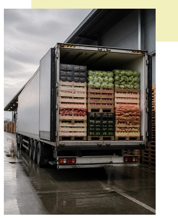 Перевозка плодоовощной продукции в Березники по цене от 5150 р. | Агросервис-Брз