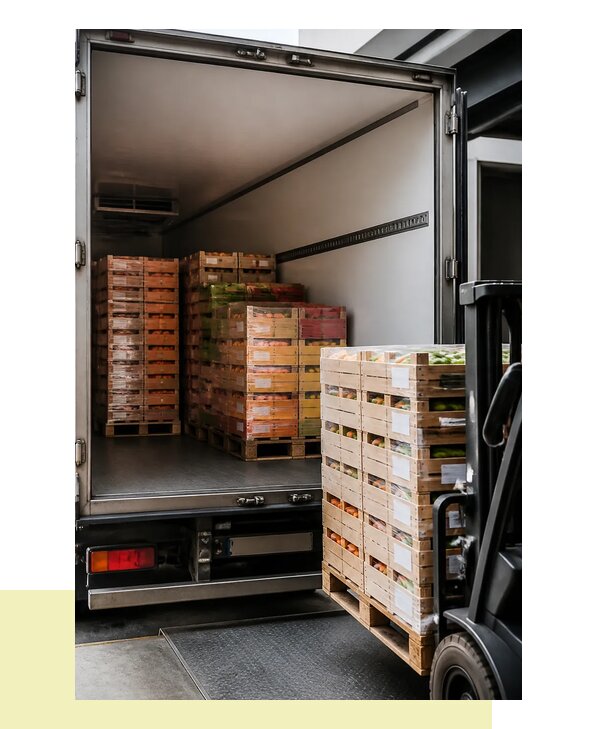 Перевозка сельхозпродукции на паллетах с доставкой в Березники