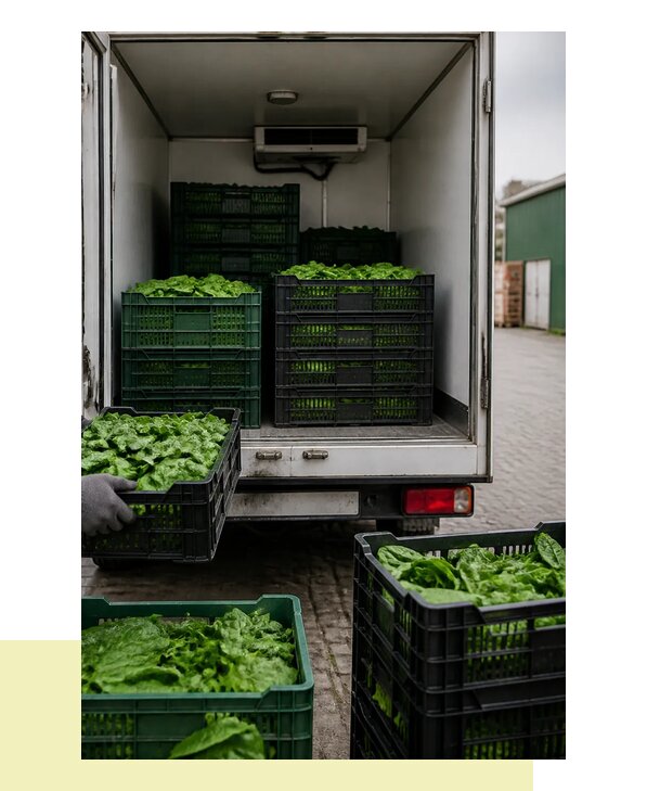 Перевозка шпината в Березники с сохранением свежести продукции